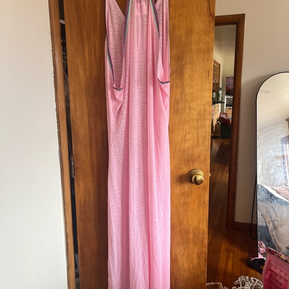 Pitusa Inca Cheetah Sundress in Light Pink standard size - Picture 3 of 5